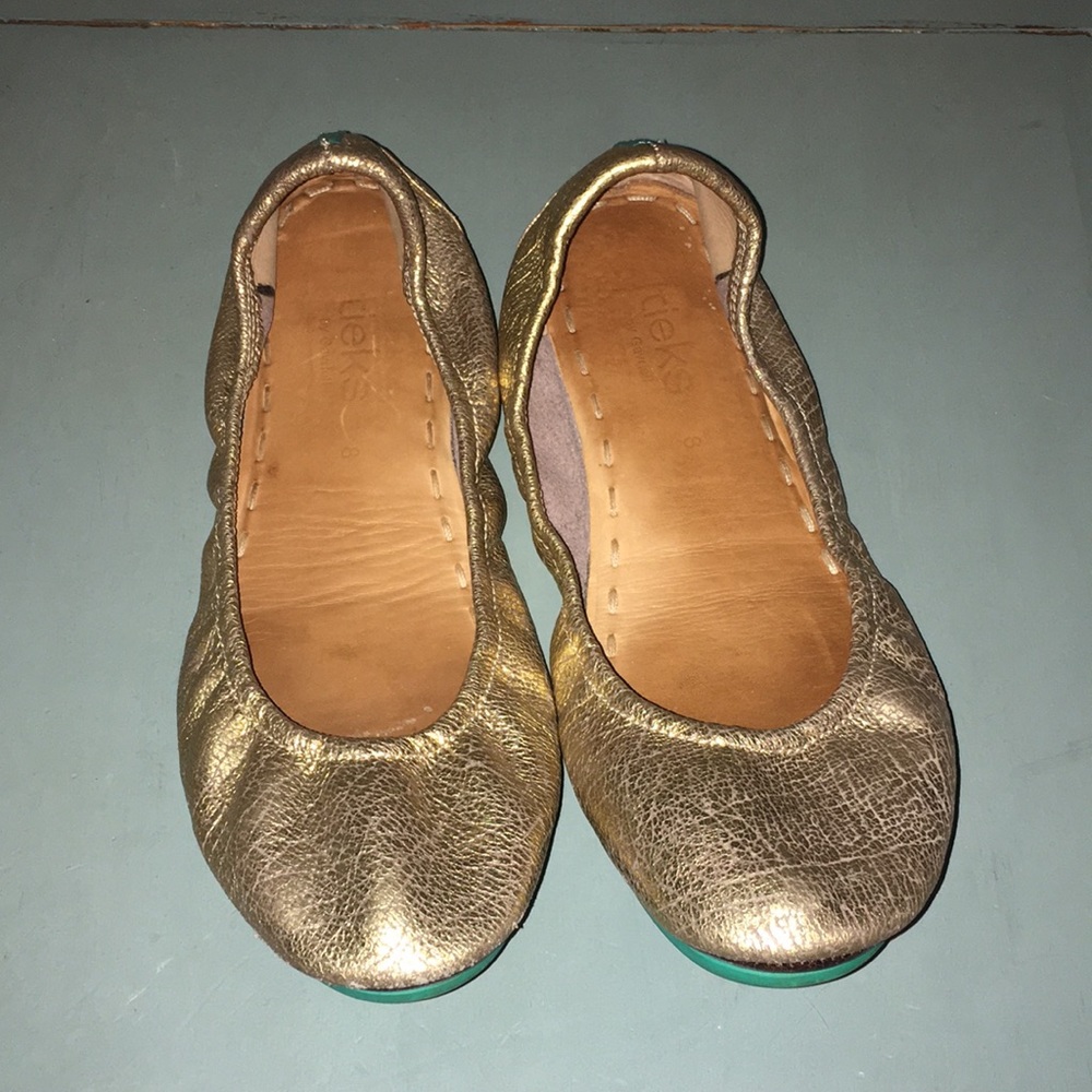 Golden Glitz Tieks final reduction!